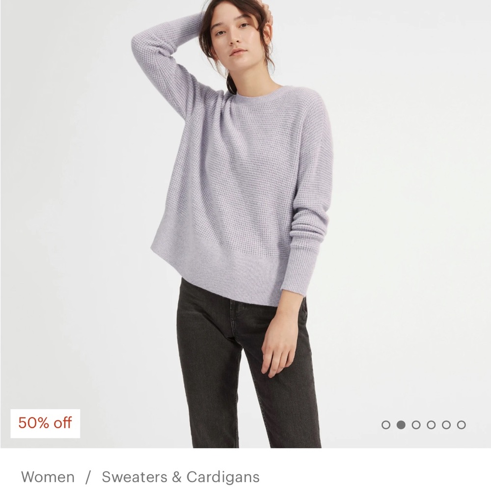 Everlane The Cashmere Waffle Crew